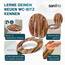 SANFINO® Premium WC Sitz mit Absenkautomatik – hochwertige Toilettendeckel aus Holz, viele bunte Motive, hoher Sitzkomfort, einfache Montage inklusive Montageanleitung – "Industrial Wood"