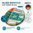 SANFINO® Premium WC Sitz mit Absenkautomatik – hochwertige Toilettendeckel aus Holz, viele bunte Motive, hoher Sitzkomfort, einfache Montage inklusive Montageanleitung – "Old School"