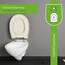 LUVETT® C100 Toilettendeckel mit Absenkautomatik Oval Creme - SoftClose Klodeckel Abnehmbar - Klobrille aus Antibakteriellem Duroplast - WC Sitz 3in1 Befestigung Inkl. - Toilettensitz Made in EU
