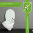 LUVETT® C100 Toilettendeckel mit Absenkautomatik Oval Grün - SoftClose Klodeckel Abnehmbar - Klobrille aus Antibakteriellem Duroplast - WC Sitz 3in1 Befestigung Inkl. - Toilettensitz Made in EU