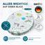 SANFINO® Premium WC Sitz mit Absenkautomatik – hochwertige Toilettendeckel aus Holz, viele bunte Motive, hoher Sitzkomfort, einfache Montage inklusive Montageanleitung – "Unicorns"