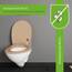 LUVETT® C100 Toilettendeckel mit Absenkautomatik Oval Braun - SoftClose Klodeckel Abnehmbar - Klobrille aus Antibakteriellem Duroplast - WC Sitz 3in1 Befestigung Inkl. - Toilettensitz Made in EU