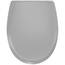 LUVETT® C770 Toilettendeckel mit Absenkautomatik Oval Grau - SoftClose Klodeckel Abnehmbar - Klobrille aus Antibakteriellem Duroplast - WC Sitz 3in1 Befestigung Inkl. - Toilettensitz Made in EU