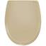 LUVETT® C770 Toilettendeckel mit Absenkautomatik Oval Beige - SoftClose Klodeckel Abnehmbar - Klobrille aus Antibakteriellem Duroplast - WC Sitz 3in1 Befestigung Inkl. - Toilettensitz Made in EU