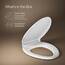Kohler 4636-RL-0 Cachet ReadyLatch WC-Sitz, länglich, Weiß
