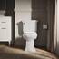 Kohler 20110-0 Brevia Toilettensitz, länglich, mit grifffesten Stoßstangen, leise, Befestigungsmaterial, Schnellverschluss-Scharniere, weiß