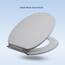 AQUALONA Toilettensitz „Family“, MDF-Formholz, grau, 45X 36 X 5 cm