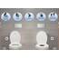 AQUALONA Toilettensitz „Family“, Plastik, Familie, Thermoplast, 26 x 26 x 47 cm