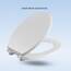 AQUALONA Toilettensitz „Family“, Buche, 45x 36 x 5 cm