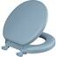 Mayfair 815EC 034 Toilettensitz, abnehmbar, weich, der sich nie löst, Himmelblau, rund