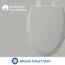 Bemis WC Sitz mit Easy Clean & Change Scharnieren, eisgrau, 1er Pack länglich, 1500EC 062