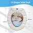 SINOBATH Design WC-Sitz mit Motiv, Soft-Close, Duroplast, Einfache Montage, Quick-Release, UV-beständig