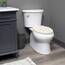 Bemis 7B600E4 346 Ashland WC-Sitz mit Absenkautomatik, Biscuit, rund