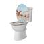 SINOBATH Design WC-Sitz mit Motiv, Soft-Close, Duroplast, Einfache Montage, Quick-Release, UV-beständig