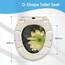 SINOBATH Design WC-Sitz mit Motiv, Soft-Close, Duroplast, Einfache Montage, Quick-Release, UV-beständig