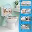 SINOBATH Design WC-Sitz mit Motiv, Soft-Close, Duroplast, Einfache Montage, Quick-Release, UV-beständig
