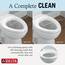 Delta – Wasserhahn erfrischender länglicher Bidet Toilettensitz, Bidethalterung für Toilette, längliches Toiletten-Bidet, länglicher Toilettensitz, Bidetspray, Toilettenwasser-Spray, weiß 833004-WH