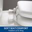 Mayfair 815EC 034 Toilettensitz, abnehmbar, weich, der sich nie löst, Himmelblau, rund