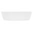 ECD Germany Waschbecken Waschtisch 505 x 385 x 135 mm aus Keramik Weiß Aufsatzbecken Aufsatzwaschbecken Handwaschbecken Aufsatzwaschtisch Spülbecken Becken Wasserfall Waschschale Waschschüssel