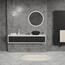 ML-Design Waschbecken aus Keramik in Schwarz matt 41x41x12 cm Quadratisch, Moderne Aufsatzwaschbecken, Design Waschtisch Aufsatz-Waschschale Waschplatz Handwaschbecken, für das Badezimmer und Gäste-WC
