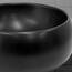 ML-Design Waschbecken aus Keramik in Schwarz matt Ø 400 x 155 mm, Runde Aufsatzwaschbecken, Moderne Waschtisch, Waschschale mit Abflussloch, Waschplatz Handwaschbecken, für Badezimmer/Gäste-WC