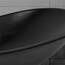 ML-Design Waschbecken aus Keramik in Schwarz matt 63 x 36 x 15,5 cm, Ovale Aufsatzwaschbecken, Moderne Waschtisch, Waschschale mit Abflussloch, Waschplatz Handwaschbecken, für Badezimmer/Gäste-WC