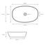 ML-Design Waschbecken aus Keramik Schwarz 605x385x140 mm, Abgerundeten Ecken, Aufsatzwaschbecken, Moderne Waschtisch, Waschschale mit Abflussloch, Waschplatz Handwaschbecken, für Badezimmer/Gäste-WC