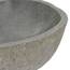 vidaXL Waschbecken Flussstein Naturstein Aufsatzwaschbecken Waschschale Waschtisch Handwaschbecken Bad Waschplatz Badezimmer Oval 37-46cm