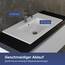 VILSTEIN® Keramik Waschbecken Eckig [80CM] - Aufsatz - & Einbauwaschbecken für Badezimmer & Gäste WC - Einbauwaschbecken Bad - Waschbecken Einsatz - Handwaschbecken für Waschtisch - Bathroom Sink