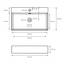 ECD Germany Waschbecken Waschtisch 515x360x130 mm aus Keramik Weiß inkl. Ablaufgarnitur für Waschbecken mit Überlauf Aufsatzbecken Aufsatzwaschbecken Aufsatzwaschtisch Waschschale Spülbecken Becken