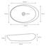 ECD Germany Waschbecken Waschtisch 585x375x145mm aus Keramik Weiß inkl. Ablaufgarnitur für Waschbecken ohne Überlauf Aufsatzbecken Aufsatzwaschbecken Aufsatzwaschtisch Waschschale Spülbecken Becken