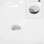ECD Germany Waschbecken Waschtisch 590x390x200 mm Weiß aus Keramik Oval - Aufsatzbecken Aufsatzwaschbecken Handwaschbecken Aufsatzwaschtisch Spülbecken Becken Wasserfall Waschschale Waschschüssel