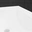 ECD Germany Waschbecken Waschtisch 610 x 465 x 175 mm Keramik Weiß Einbaubecken Einbauwaschbecken Waschschale Handwaschbecken Einbauwaschtisch Aufsatzwaschbecken Spülbecken Wasserfall Waschschüssel