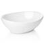miligoré 40,6 x 33 cm Oval Weiß Keramik Schiff Spüle - Modernes Ei Form vor Zähler Badezimmer Vanity Schüssel