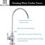 Delle Rosa Trinkwasseraufbereiter-Wasserhahn, kommerzielle Wasserfilter-Armaturen für Unterspüle, Wasserfiltersystem, modernes bestes Messing, Küche, Bar, Spüle, Trinkwasserhahn, Chrom, kein Luftspalt