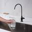 Trinkwasseraufbereiter-Wasserhahn, Delle Rosa Wasserhahn, kommerzielle Wasserfiltrationsarmatur für unter der Spüle, Wasserfiltersystem, ölgeriebene Bronze, Küchenbar, Spüle, Trinkwasserhahn