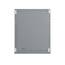 SoBuy Bad Hängeschrank mit Spiegel Wandregal Badschrank Hängend mit Ablage für Badezimmer Wandmontage Badspiegel Wandmontage 40x49x10cm FRG129-SG