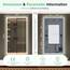 S'bagno Bluetooth-Badspiegel-mit-Beleuchtung-140x80cm, LED-Badezimmerspiegel mit Entfoggen, 3000K-6500K, Dimmbar, Speicher, HD-gehärtetes Glas, IP44-Badezimmer-Spiegel-mit-LED, Horizontal/Vertikal