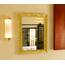 GaviaStore - Julie Gold 70x50 cm - Moderner Wandspiegel (18 Größen und Farben) groß Gross Wohnzimmer modern Wand Schlafzimmer Bad Eingang Spiegel