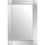 MirrorOutlet Silber Triple abgeschrägten Venezianischer Wandspiegel 3 Ft X 2 Ft (91 x 61 cm)