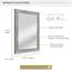 MCS 20565, Polystyrol, Silber, 74,5 x 105,1 cm