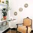 BONNYCO Spiegel Rund Gold 3 Stück. Spiegel Klein Wanddeko Wohnzimmer, Haus, Schlafzimmer. Wandspiegel zum Aufhängen Deko, Dekorative Wandspiegel Vintage. Originelles Geschenk für Frauen, Mama