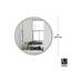 Umbra Hub Wandspiegel, MDF, Grau, 94 cm