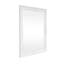 Rococo by Casa Chic - Weißer Shabby Chic Wandspiegel - 90 x 60 cm - Handgefertigter Spiegel - Barock - Groß - Massivholz - Antik Weiss