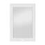 Rococo by Casa Chic - Weißer Shabby Chic Wandspiegel - 90 x 60 cm - Handgefertigter Spiegel - Barock - Groß - Massivholz - Antik Weiss