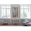Rococo by Casa Chic - Wandspiegel aus Massivholz im Shabby-Chic-Stil, extra groß, 140 x 75 cm, Gold