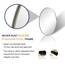 ANDY STAR Brushed Nickel Bathroom Mirror, 24x32 Brushed Nickel Metal Framed Oval Wall Mirror for Bathroom, Modern Nickel Oval Vanity Mirror Stainless Steel Frame Wall Mount Horizontal or Vertical