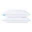 Linenspa 50x70 cm Kopfkissen – 2er Set – Mittelfestes Kissen – Öko-Tex – aus zerkleinerten Memory Foam Flocken, Weiß