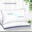 BedStory Kopfkissen 40x80, 2er Set Kissen 40x80, 2x850g 100% Mikrofaser, Stützendes, Atmungsaktives Schlafkissen, Geeignet für Seitenschläfer, Rückenschläfer und Bauchschläfer, Weiß