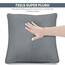 Utopia Bedding KopfKissen (2er Set), 65 x 65 cm Schlafkissen, Atmungsaktiv et Weich Kissen (Grau)